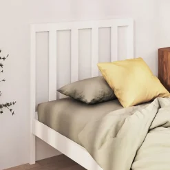 Vidaxl Tête de lit Blanc 81x4x100 cm Bois massif de pin 817716* Tête De Lit