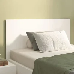 Vidaxl Tête de lit Blanc 120x1,5x80 cm Bois d'ingénierie 811025* Tête De Lit