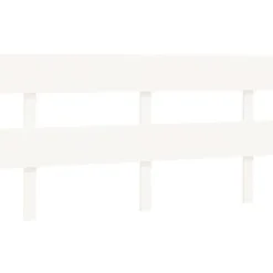 Vidaxl Tête de lit Blanc 164x3x81 cm Bois massif de pin 819081* Tête De Lit