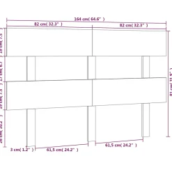 Vidaxl Tête de lit Blanc 164x3x81 cm Bois massif de pin 819081* Tête De Lit