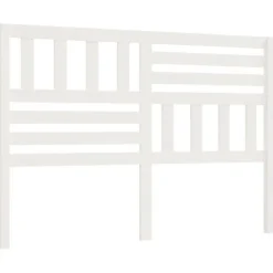 Tête de lit Blanc, 146x4x100 cm Bois massif de pin>Vidaxl Hot