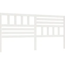 Tête de lit Blanc, 206x4x100 cm Bois massif de pin>Vidaxl Online
