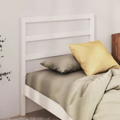 Tête de lit Blanc 95x4x100 cm Bois massif de pin822233>Vidaxl Clearance