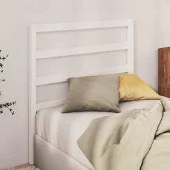 Tête de lit Blanc 95x4x100 cm Bois massif de pin822233><noscript><img width=