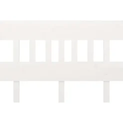 Tête de lit Blanc 203,5x3x81 cm Bois massif de pin 819141><noscript><img width=