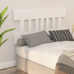 Tête de lit Blanc 203,5x3x81 cm Bois massif de pin 819141><noscript><img width=