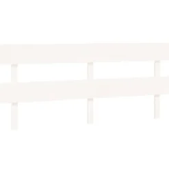 Tête de lit Blanc 204x3x81 cm Bois massif de pin 819091>Vidaxl New
