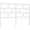 Vidaxl Tête de lit Blanc 146x4x100 cm Bois massif de pin* Tête De Lit