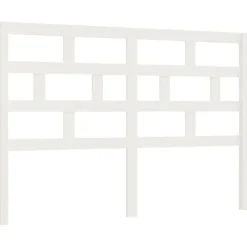 Vidaxl Tête de lit Blanc 146x4x100 cm Bois massif de pin* Tête De Lit