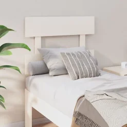 Tête de lit Blanc 93,5x3x81 cm Bois massif de pin 819051>Vidaxl Clearance