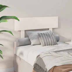Tête de lit Blanc 93,5x3x81 cm Bois massif de pin 819051><noscript><img width=