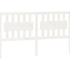 Vidaxl Tête de lit Blanc 155,5x4x100 cm Bois massif de pin 818576* Tête De Lit