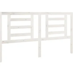 Tête de lit Blanc 166x4x100 cm Bois de pin massif 818831>Vidaxl Online
