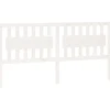 Tête de lit Blanc 185,5x4x100 cm Bois massif de pin 818586>Vidaxl Hot