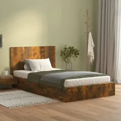 Vidaxl Tête de lit Chêne fumé 120x1,5x80 cm Bois d'ingénierie 816970* Tête De Lit