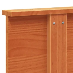 Tête de lit cire marron 120 cm bois massif de pin 844372><noscript><img width=
