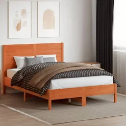 Tête de lit cire marron 160 cm bois massif de pin 844326><noscript><img width=