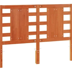 Vidaxl Tête de lit cire marron 135 cm bois massif de pin 844333* Tête De Lit