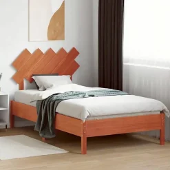 Tête de lit cire marron 100 cm bois massif de pin 844381><noscript><img width=