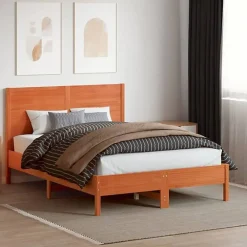 Tête de lit cire marron 135 cm bois massif de pin 844323>Vidaxl Clearance