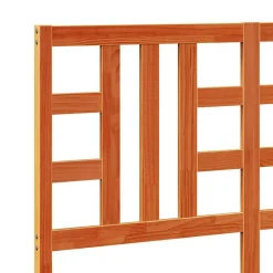 Tête de lit cire marron 135 cm bois massif de pin 844190><noscript><img width=