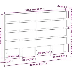 Tête de lit cire marron 180 cm bois massif de pin 844448><noscript><img width=