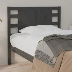 Tête de lit Gris 96x4x100 cm Bois massif de pin 818752><noscript><img width=