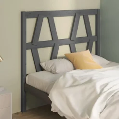 Tête de lit Gris 81x4x100 cm Bois massif de pin 818597>Vidaxl Sale