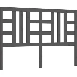 Vidaxl Tête de lit Gris 166x4x100 cm Bois massif de pin 817852* Tête De Lit
