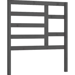Vidaxl Tête de lit Gris 81x4x104 cm Bois massif de pin 818117* Tête De Lit