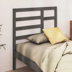 Vidaxl Tête de lit Gris 81x4x104 cm Bois massif de pin 818117* Tête De Lit