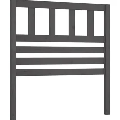 Tête de lit Gris 81x4x100 cm Bois massif de pin>Vidaxl