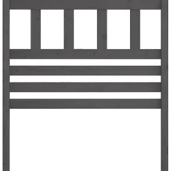 Tête de lit Gris 81x4x100 cm Bois massif de pin><noscript><img width=