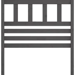 Tête de lit Gris 81x4x100 cm Bois massif de pin><noscript><img width=