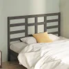 Tête de lit Gris 156x4x104 cm Bois massif de pin 818147>Vidaxl Clearance