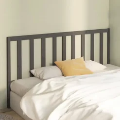 Tête de lit Gris 186x4x100 cm Bois massif de pin 817757><noscript><img width=