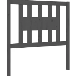Tête de lit Gris 106x4x100 cm Bois massif de pin 818657>Vidaxl New