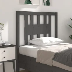 Tête de lit Gris 106x4x100 cm Bois massif de pin 818657>Vidaxl New