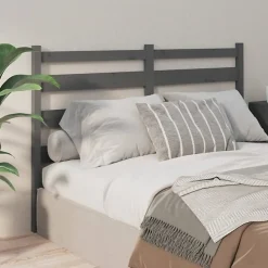 Tête de lit Gris 186x4x100 cm Bois massif de pin 818437>Vidaxl Sale
