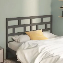 Vidaxl Tête de lit Gris, 166x4x100 cm Bois massif de pin* Tête De Lit