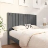 Tête de lit Gris 125,5x4x100 cm Bois massif de pin 818862>Vidaxl Clearance
