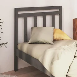 Tête de lit Gris 106x4x100 cm Bois massif de pin 817777>Vidaxl Online