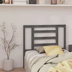 Tête de lit Gris 96x4x100 cm Bois massif de pin 818802><noscript><img width=