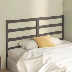 Vidaxl Tête de lit Gris 166x4x100 cm Bois massif de pin 817652* Tête De Lit