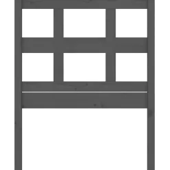Tête de lit Gris 80,5x4x100 cm Bois massif de pin 818897><noscript><img width=