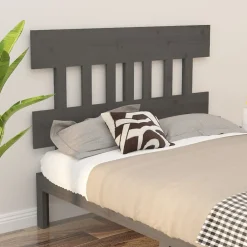 Tête de lit Gris 163,5x3x81 cm Bois massif de pin 819132>Vidaxl New