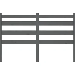 Tête de lit Gris 166x4x100 cm Bois massif de pin 818432><noscript><img width=