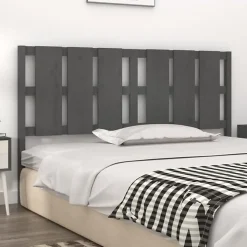 Vidaxl Tête de lit Gris 165,5x4x100 cm Bois massif de pin 818002* Tête De Lit