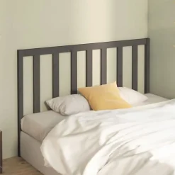 Vidaxl Tête de lit Gris 166x4x100 cm Bois massif de pin 817702* Tête De Lit