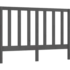 Vidaxl Tête de lit Gris 166x4x100 cm Bois massif de pin 817702* Tête De Lit